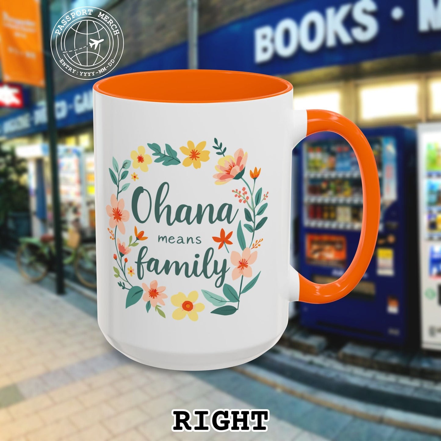Ohana Means Family, Hawaii 15oz Mug