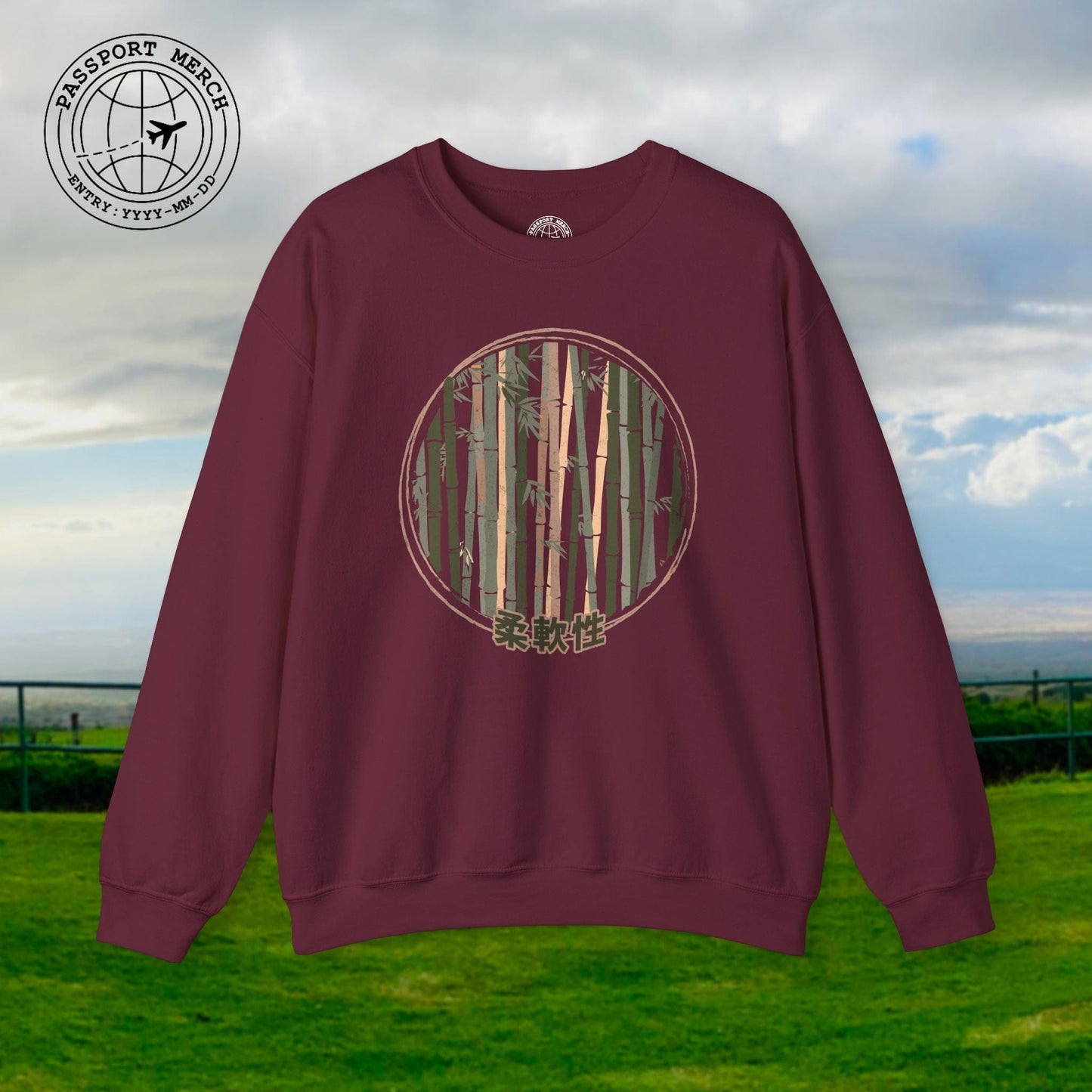Japanese Jūnansei (Flexibility) Bamboo Crewneck