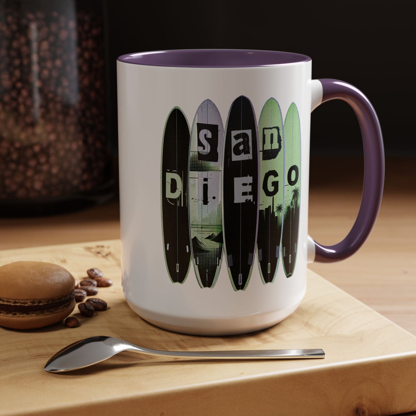 Surfboard Dreams San Diego, California 15oz Mug