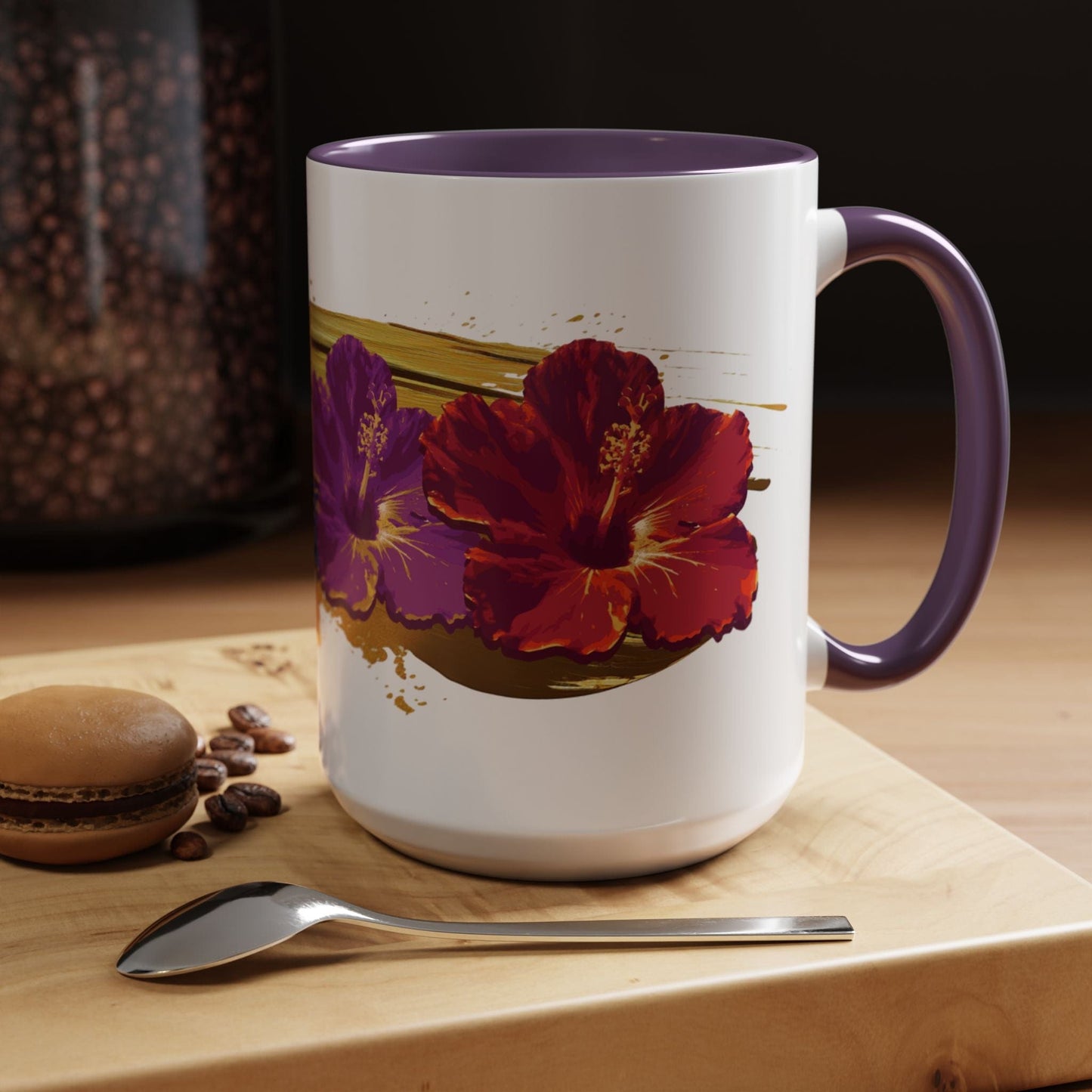 Pop Art Hibiscus, Hawaii 15oz Mug