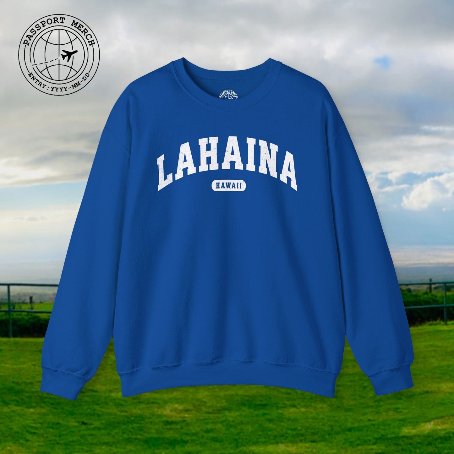 Classic Athletic, Lahaina, Hawaii (Fan Service) Crewneck