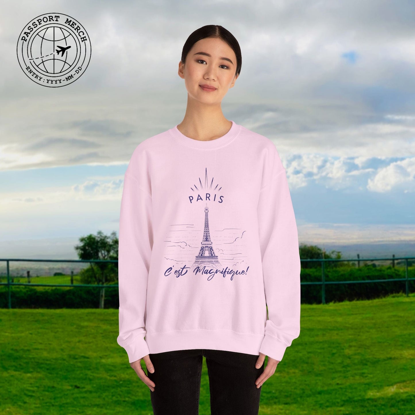 Paris C'est Magnifique France Crewneck