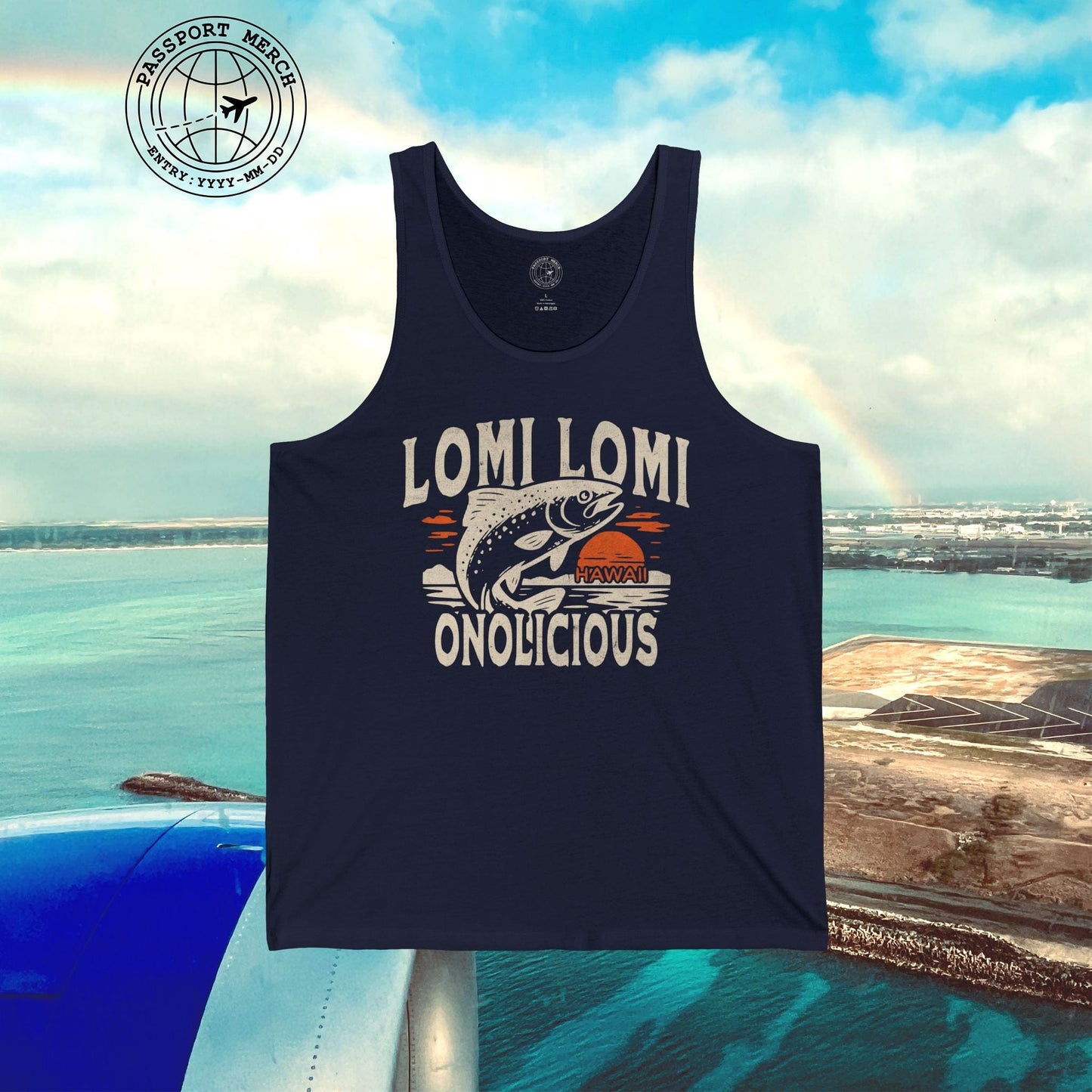 Onolicious Lomi Lomi Salmon, Hawaii Tank Top