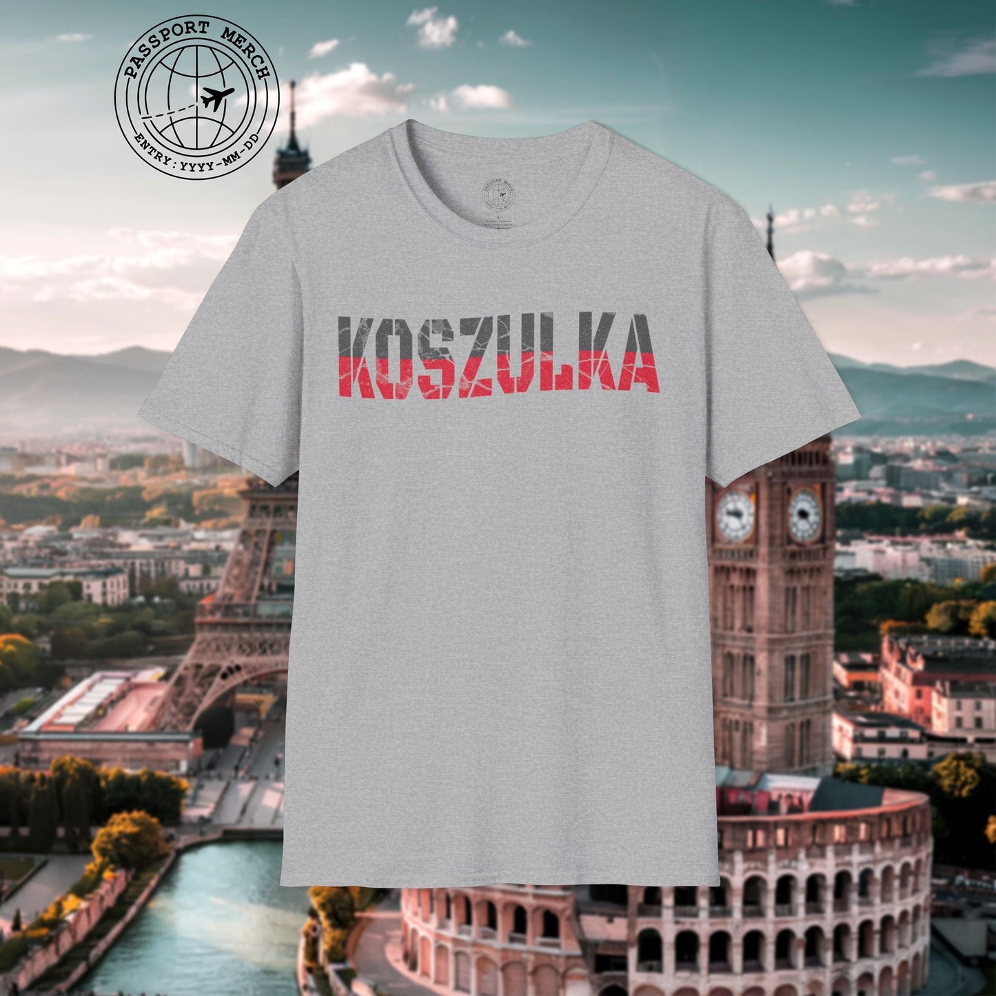 T-Shirt that says T-Shirt in Polish