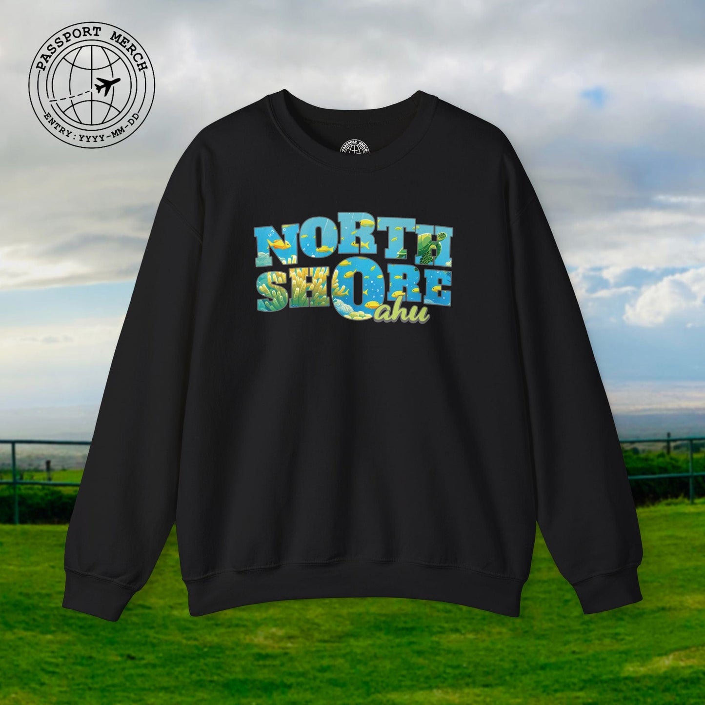 Underwater Dreams, North Shore Oahu, Hawaii Crewneck