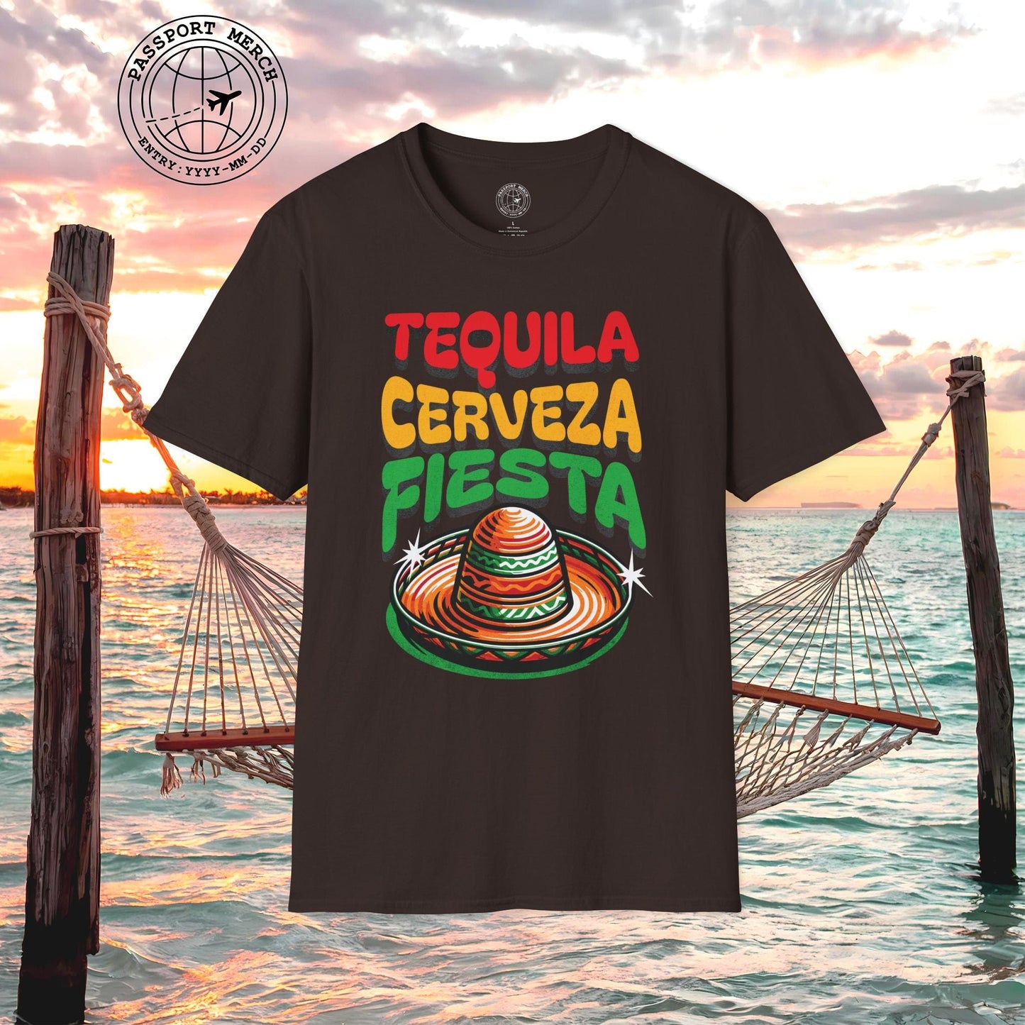 Tequila Cerveza Fiesta Mexico T-Shirt