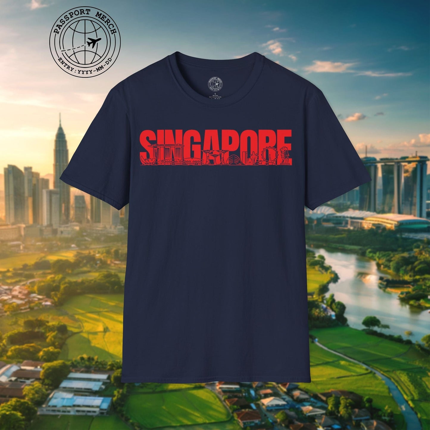 Singapore Monochrome Memories T-Shirt
