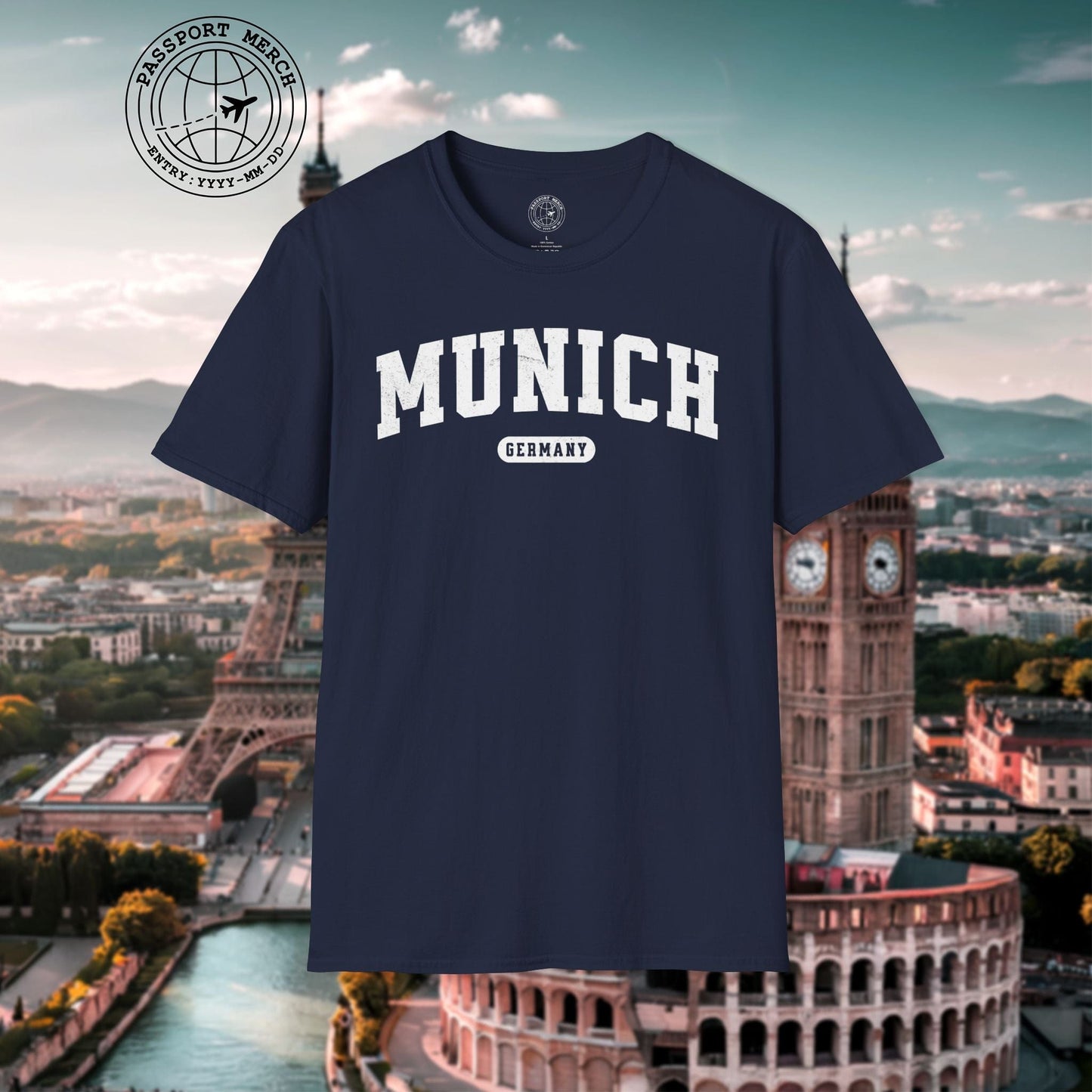 Classic Athletic (Bucket List Edition), Munich, Germany T-Shirt