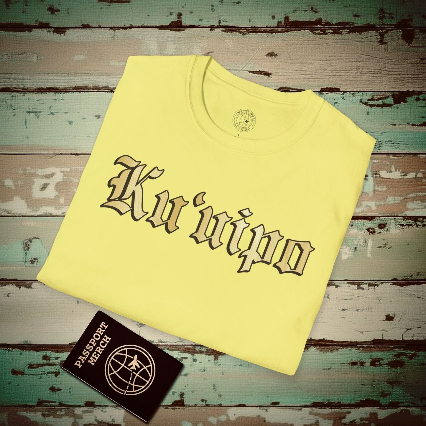 24-Karat Gold Ku'uipo (Hawaiian Jewelry Style) T-Shirt Cornsilk / S
