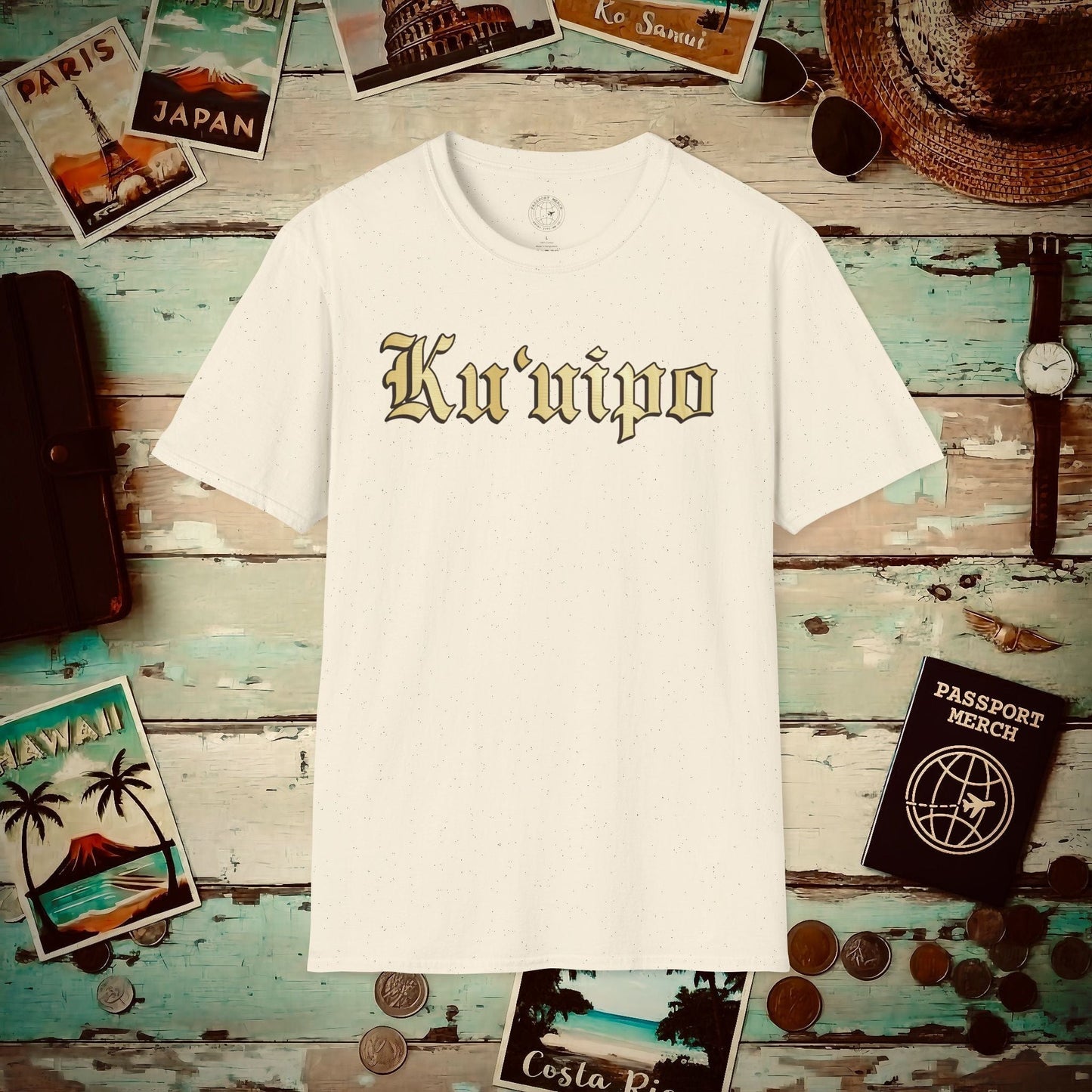 24-Karat Gold Ku'uipo (Hawaiian Jewelry Style) T-Shirt Natural / S