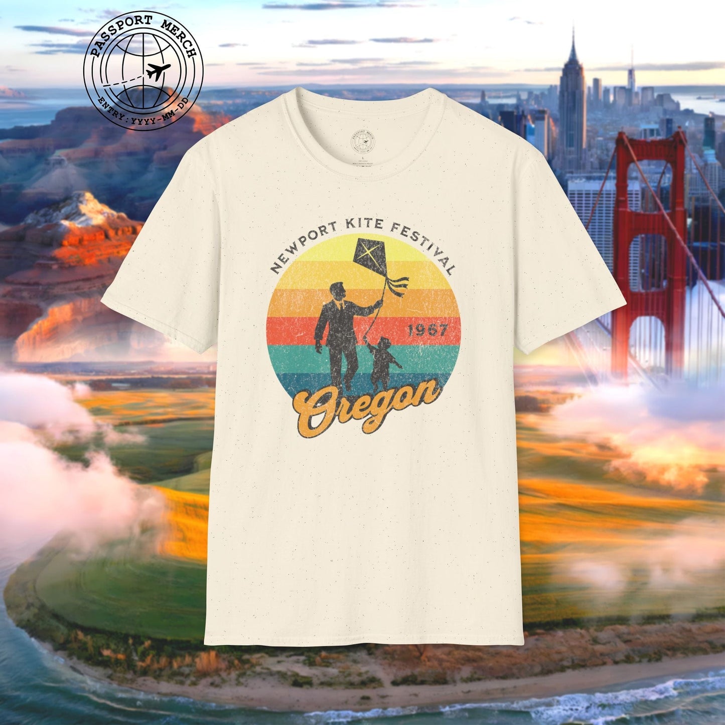 Vintage Newport Oregon Kite Festival T-Shirt