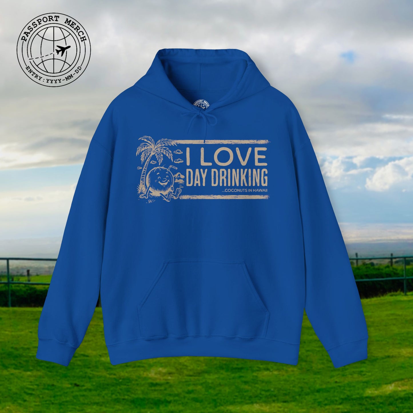 Day Drinking in Hawaii Hoodie