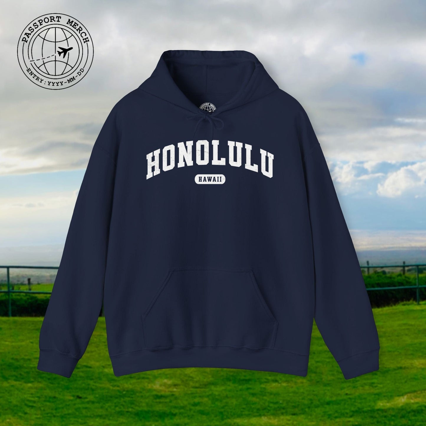 Classic Athletic, Honolulu, Hawaii (Fan Service) Hoodie