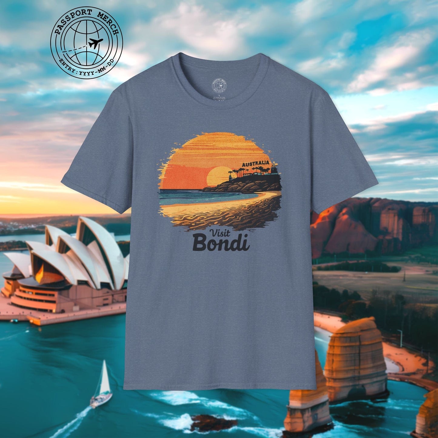 Visit Bondi Beach, Australia T-Shirt