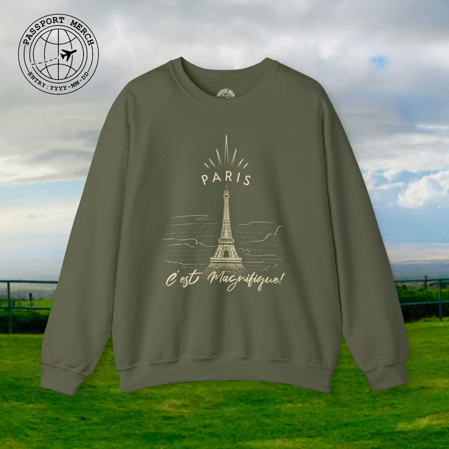 Paris C'est Magnifique France Crewneck