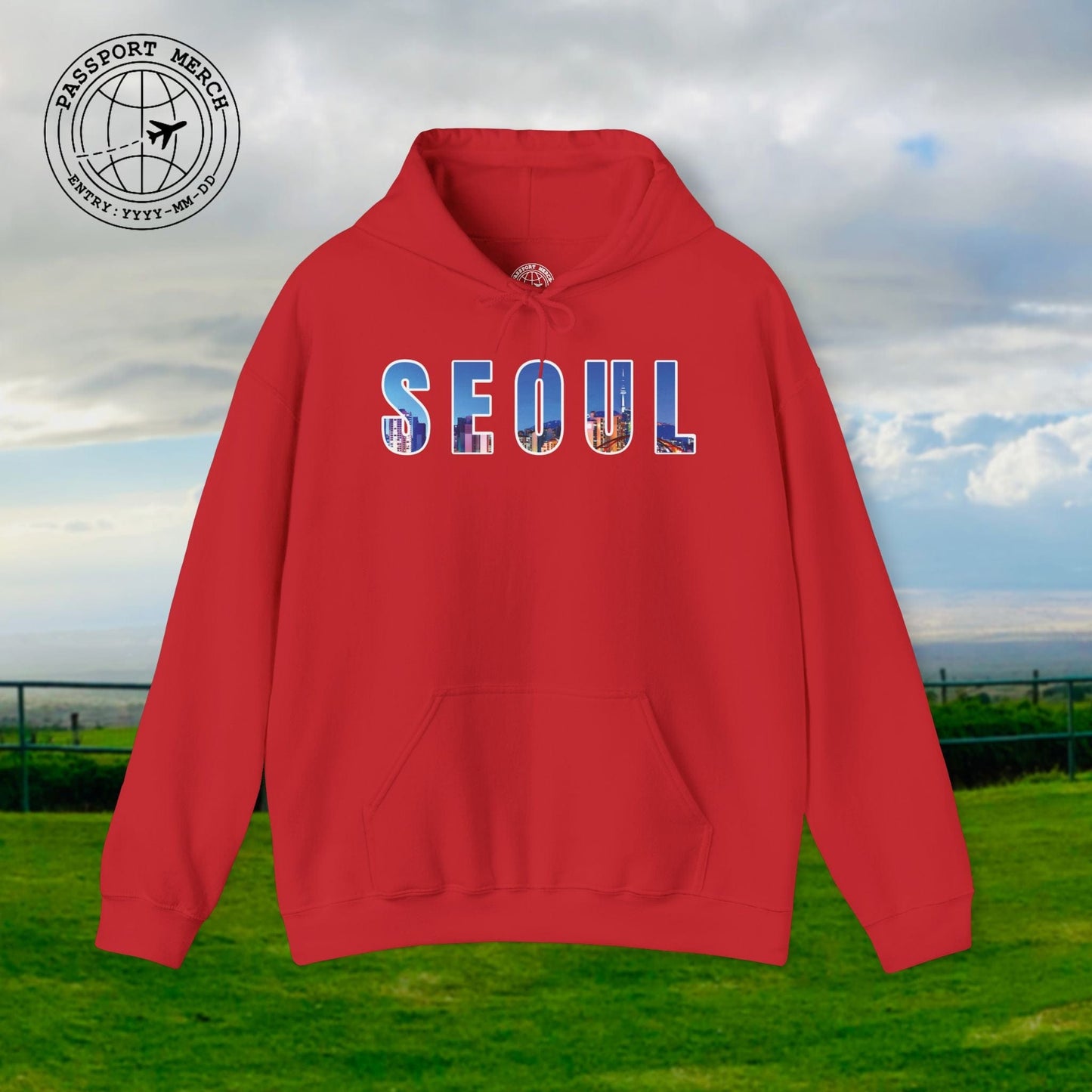 City Window Seoul Korea Hoodie