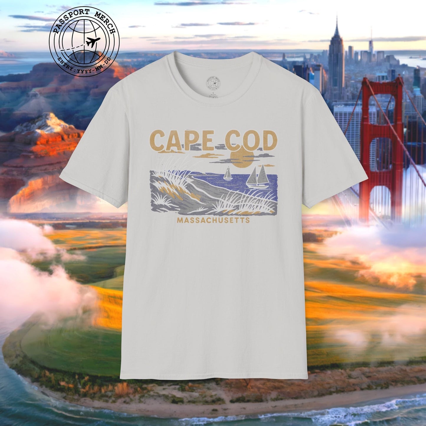Cape Cod, Massachusetts - 80's Vintage T-Shirt