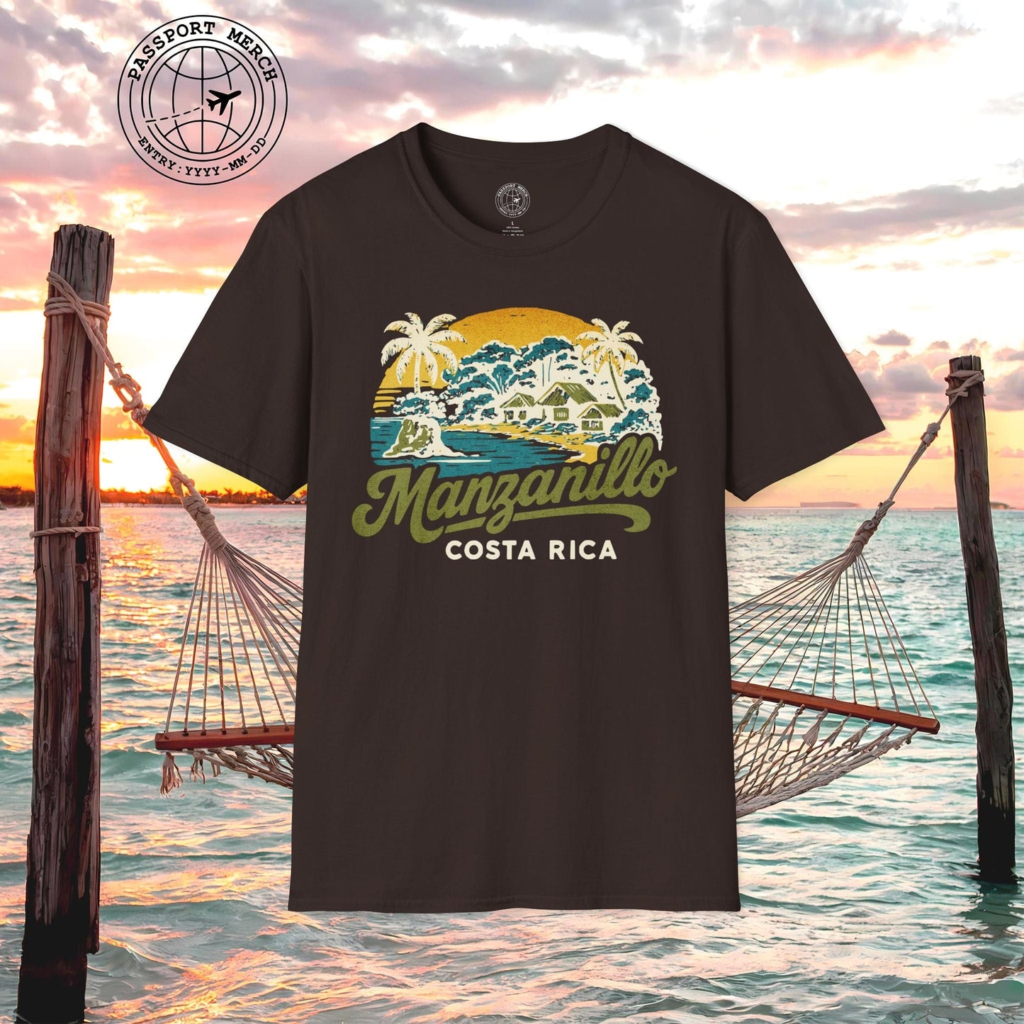 Manzanillo, Costa Rica - 80's Vintage T-Shirt