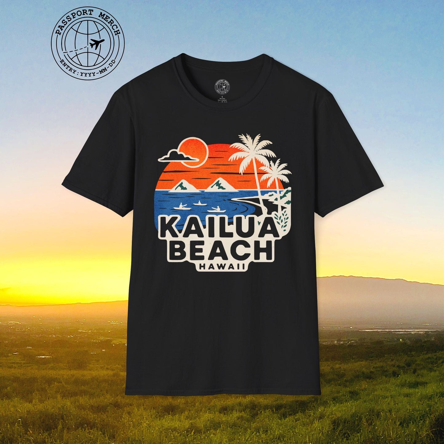 Kailua Beach, Hawaii - 80's Vintage T-Shirt