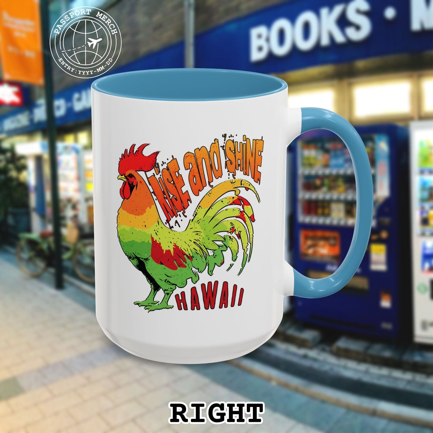 Rise and Shine Rooster, Hawaii 15oz Mug