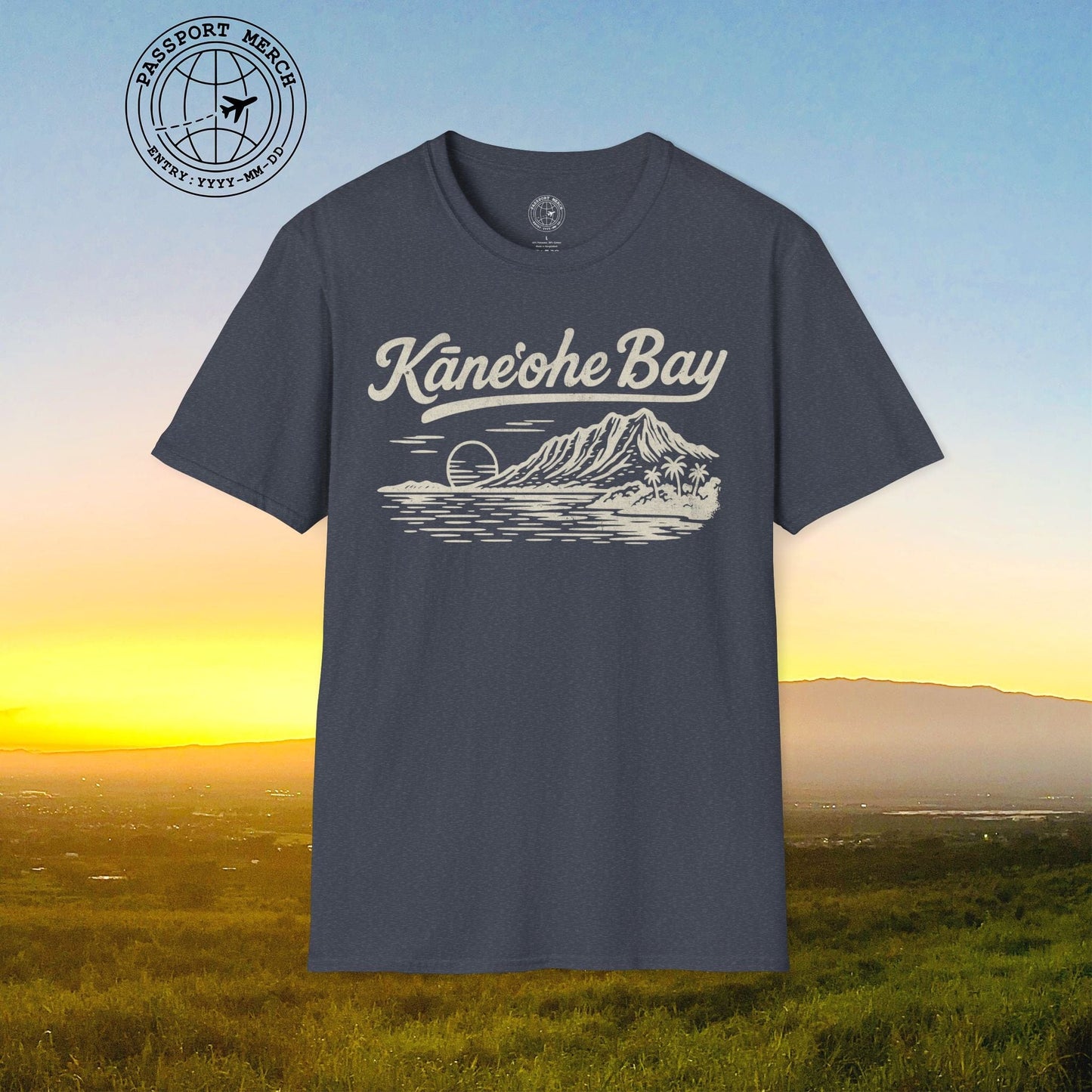 Kaneohe Bay Vintage Monochrome, Hawaii T-Shirt