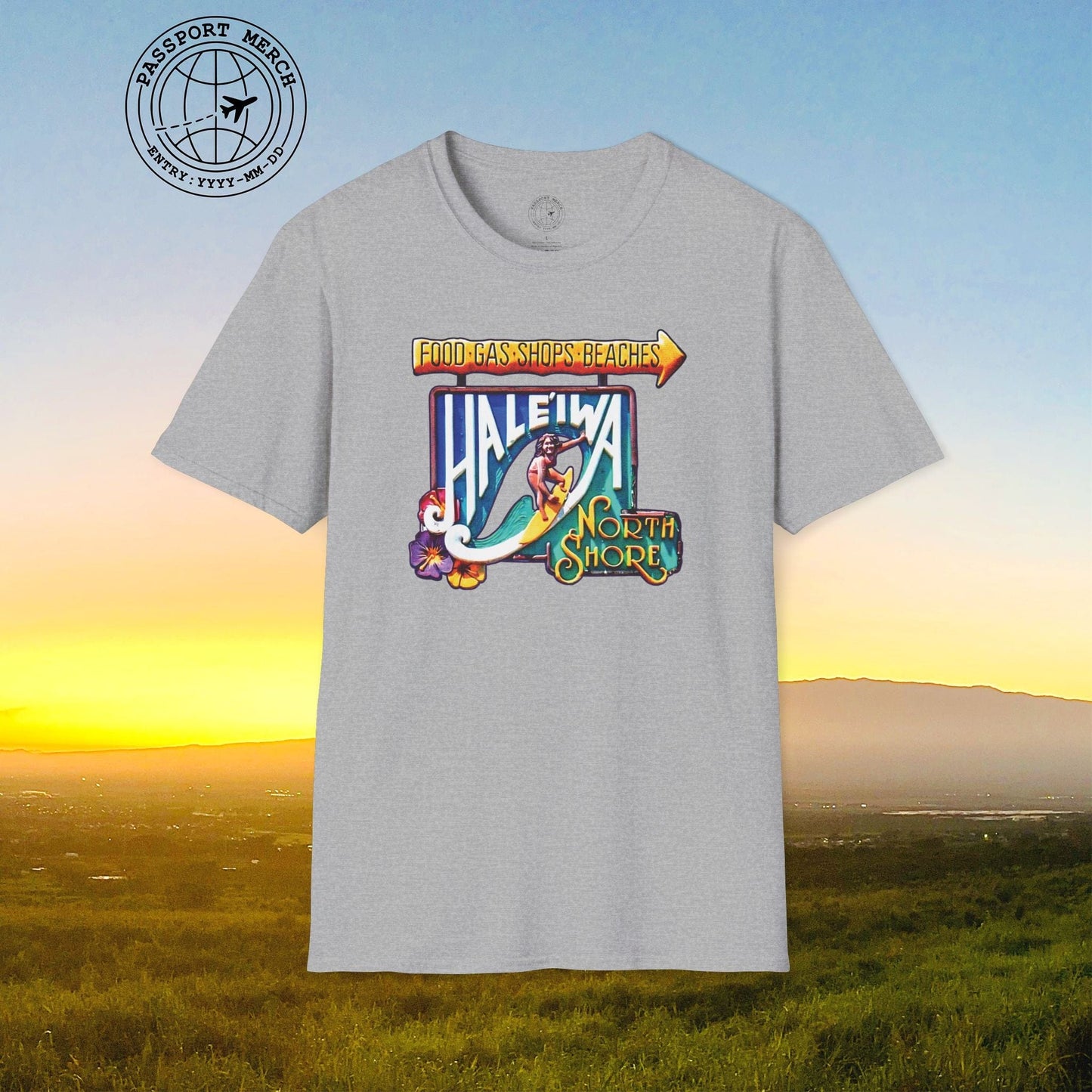 Signs of Wanderlust, Hale'iwa (South) Oahu, Hawaii T-Shirt