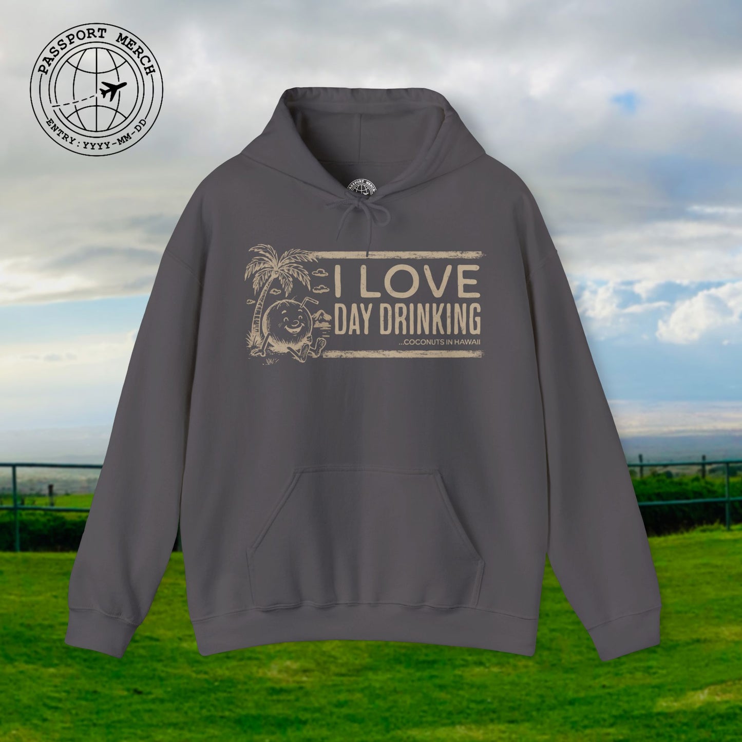 Day Drinking in Hawaii Hoodie
