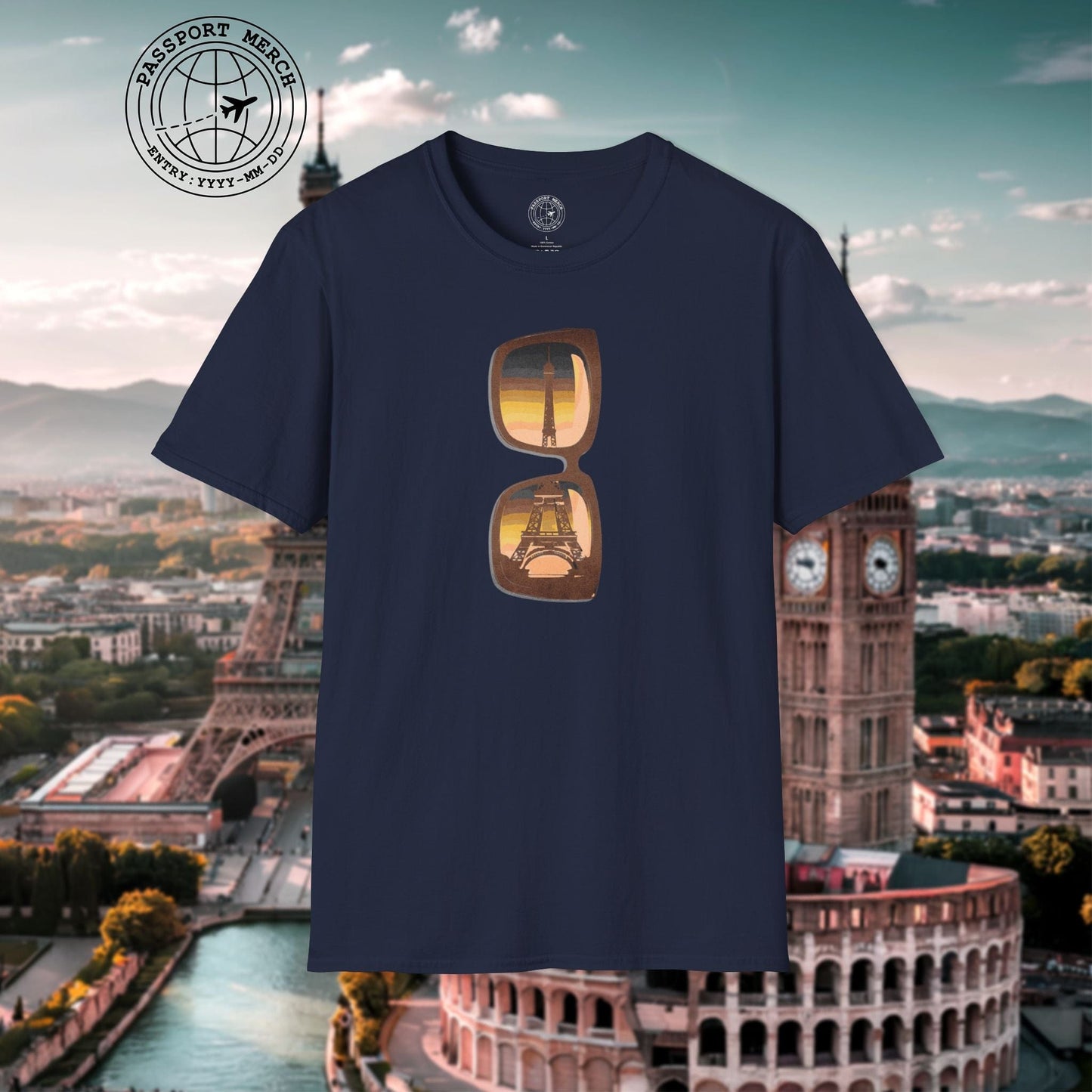 Reflections of the Eiffel Tower, Paris France T-Shirt