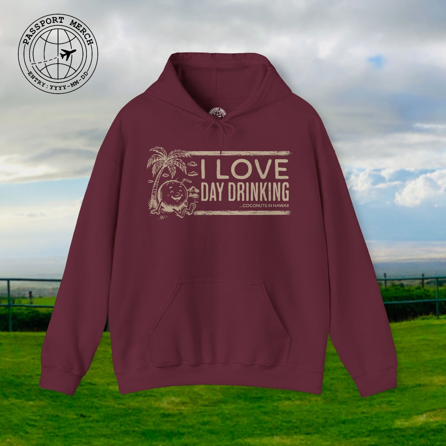 Day Drinking in Hawaii Hoodie