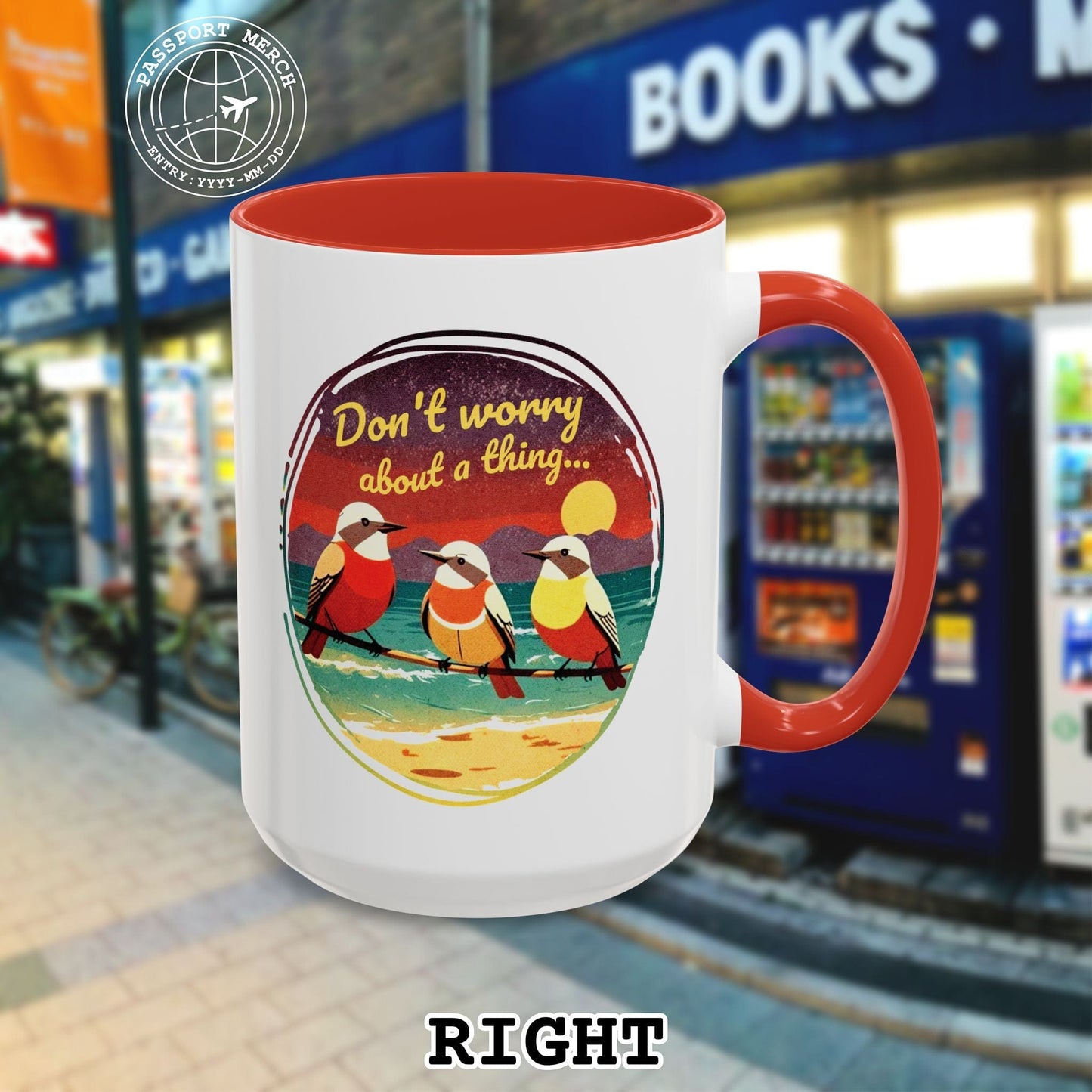 Three Little Birds, Jamaica 15oz Mug