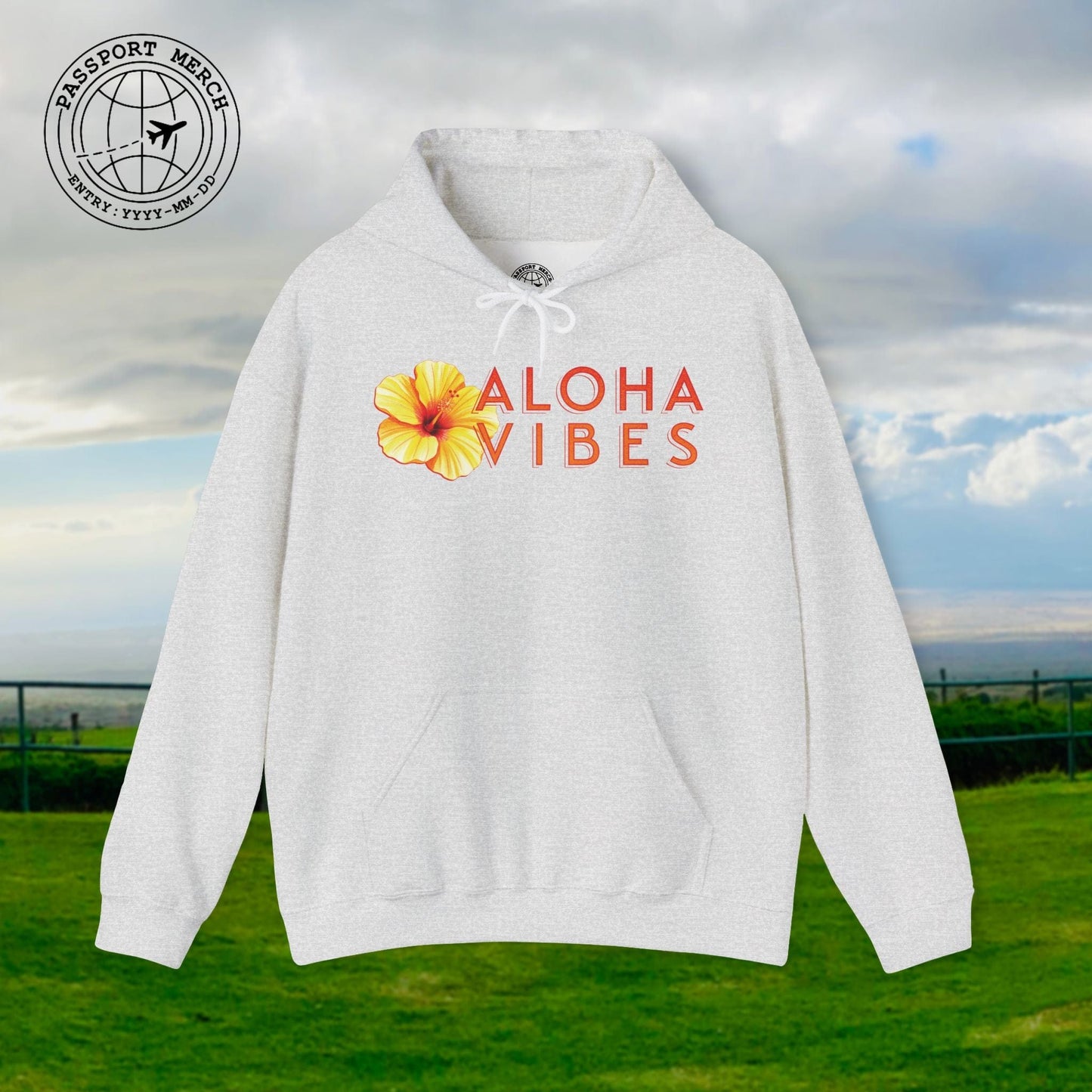 Sun-Kissed Hibiscus Aloha Vibes, Hawaii Hoodie