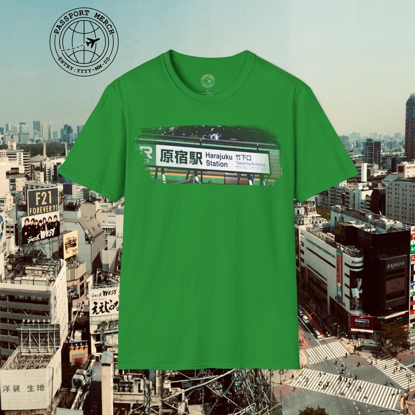 Signs of Wanderlust, Takeshita Street Harajuku Japan T-Shirt