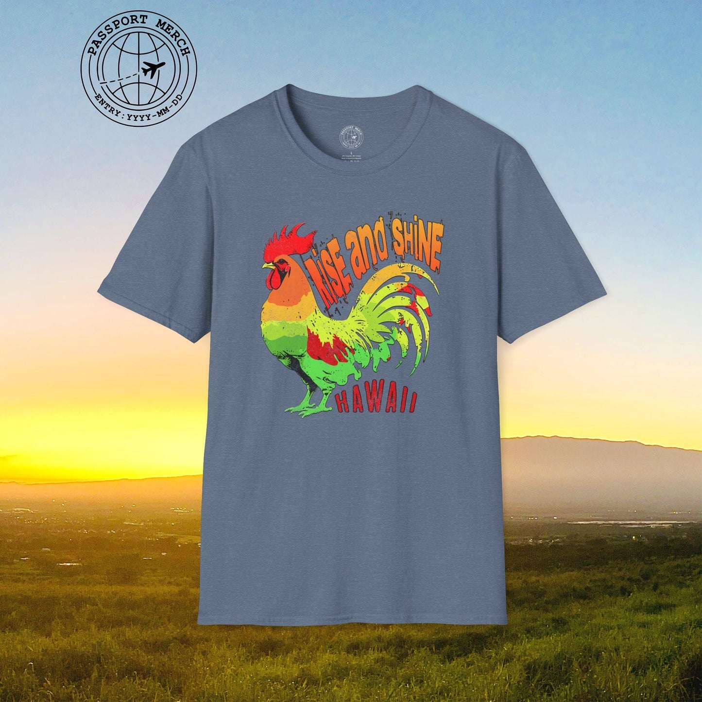 Rise and Shine Rooster, Hawaii T-Shirt