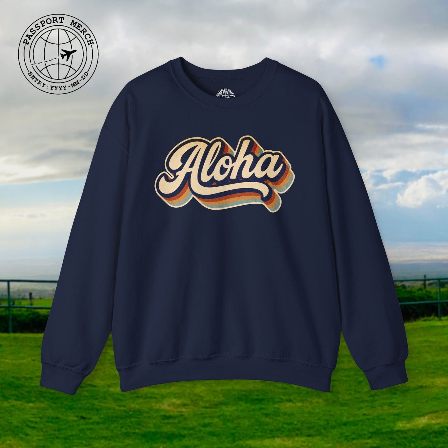 Classic 70s, Aloha, Hawaii Crewneck