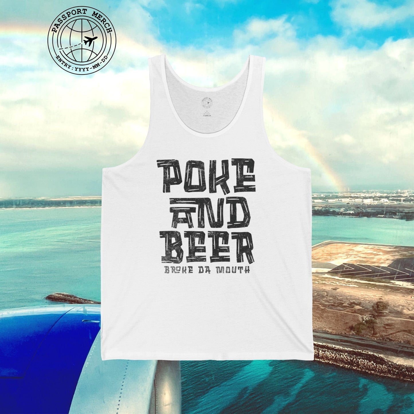Poke and Beer, Hawaii Tank Top