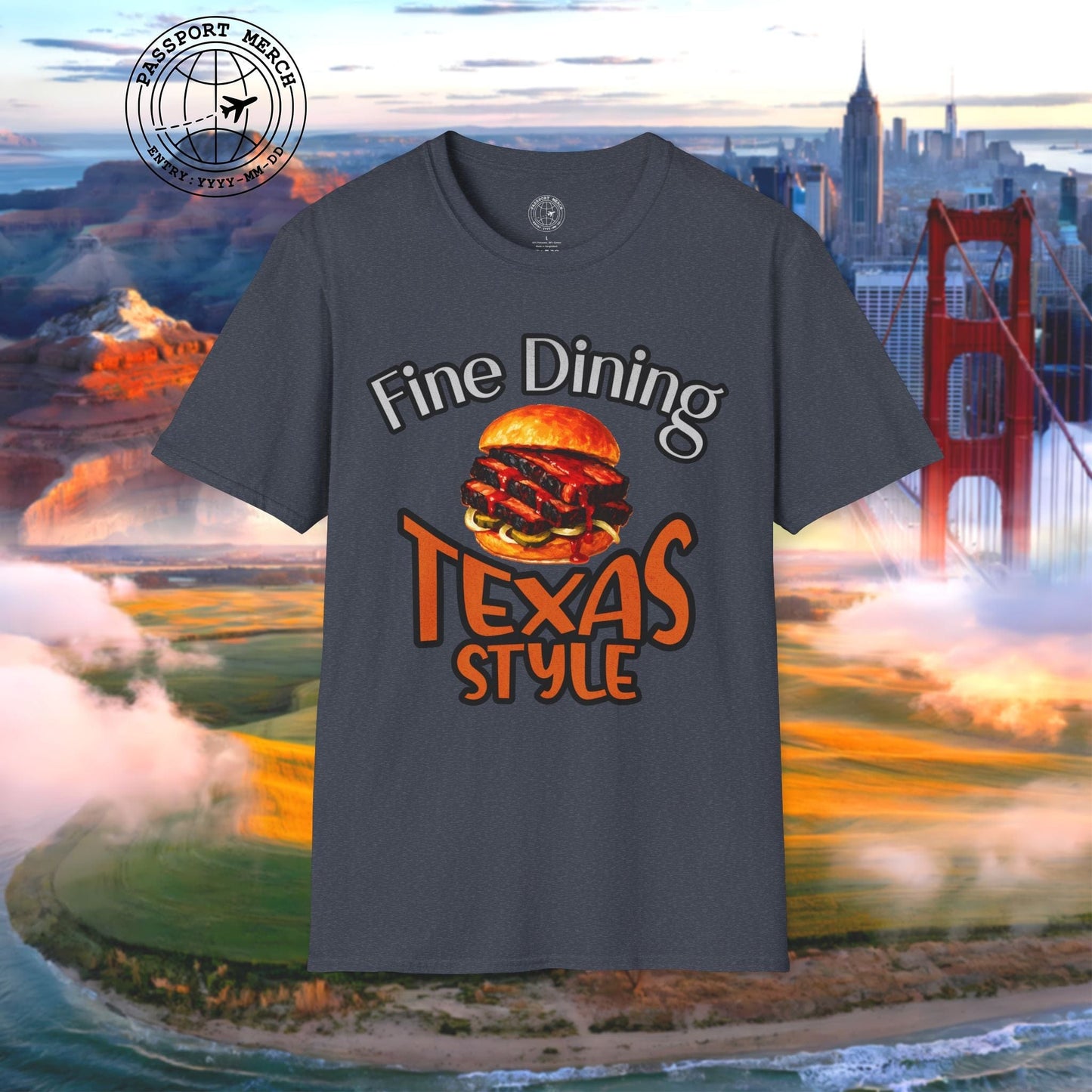 BBQ Brisket Fine Dining Texas Style T-Shirt