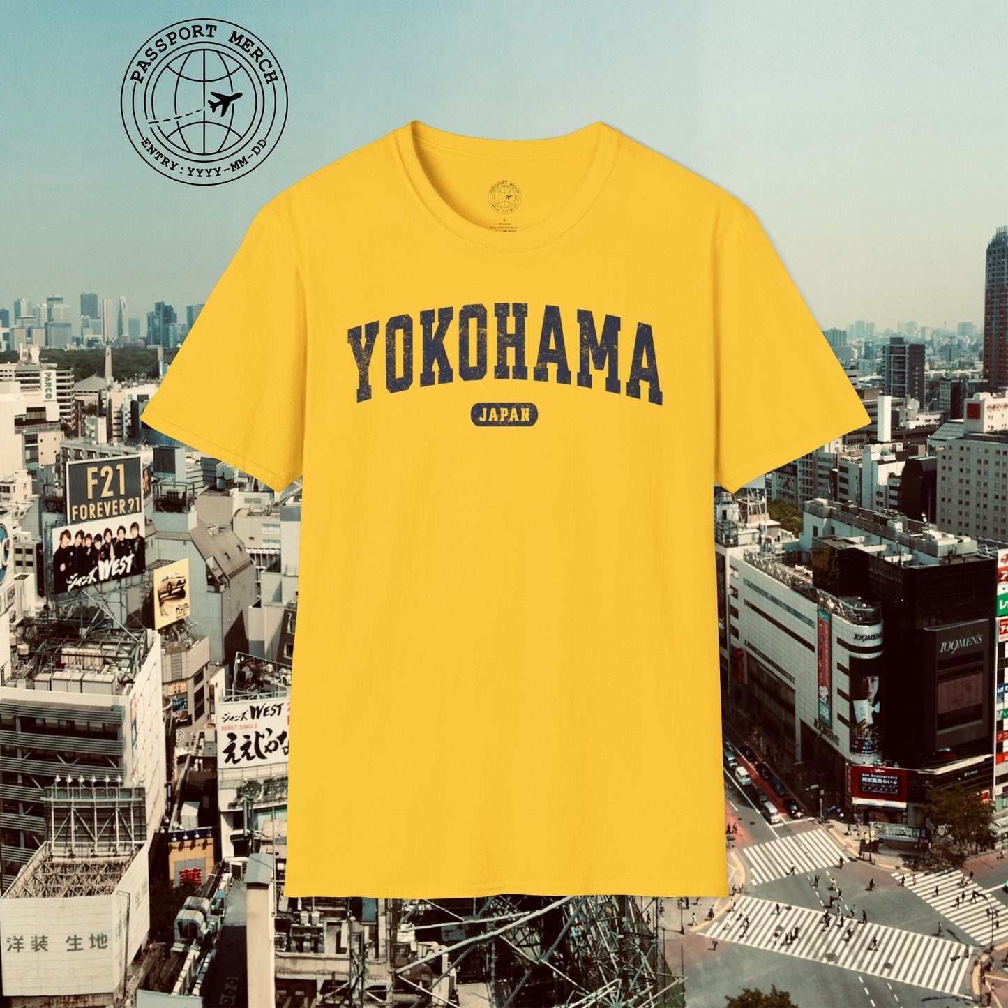 Classic Athletic (Bucket List Edition), Yokohama, Japan T-Shirt