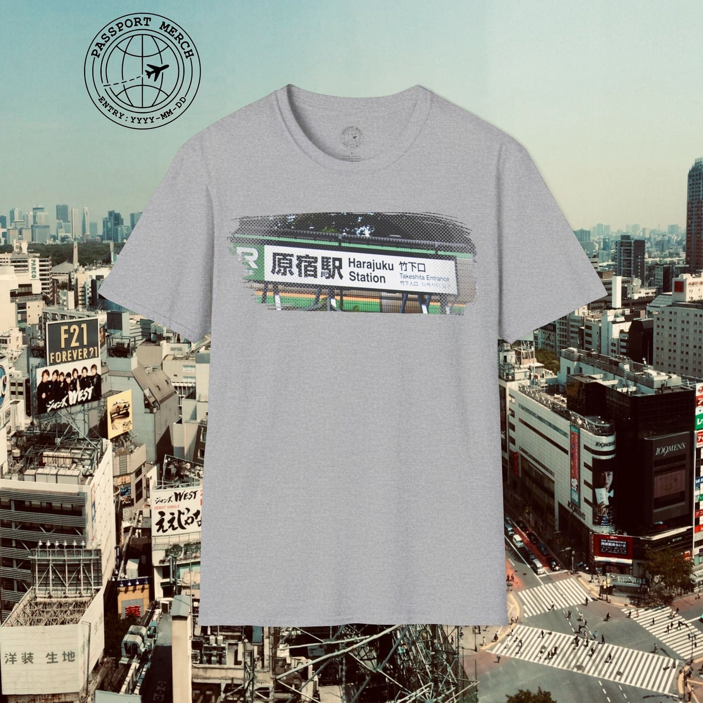 Signs of Wanderlust, Takeshita Street Harajuku Japan T-Shirt