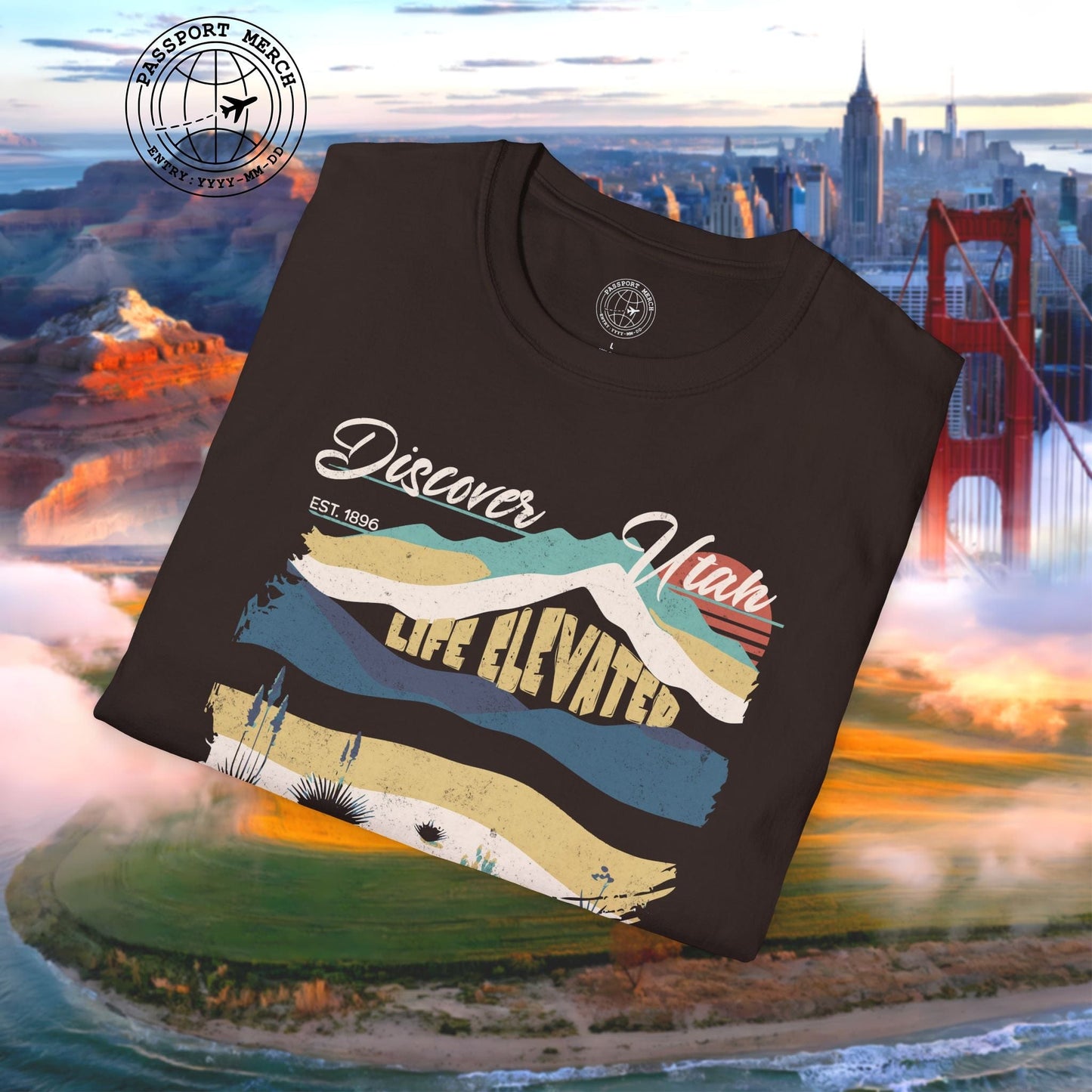 Vintage Utah Life Elevated T-Shirt