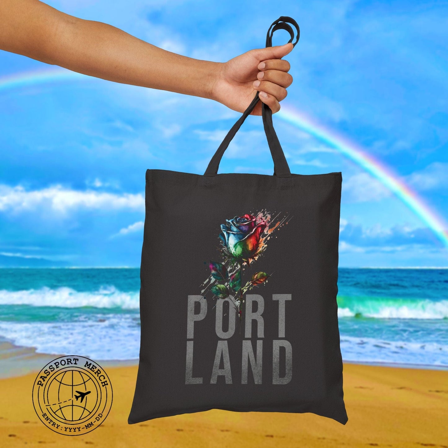 Portland Rose, Oregon Tote Bag
