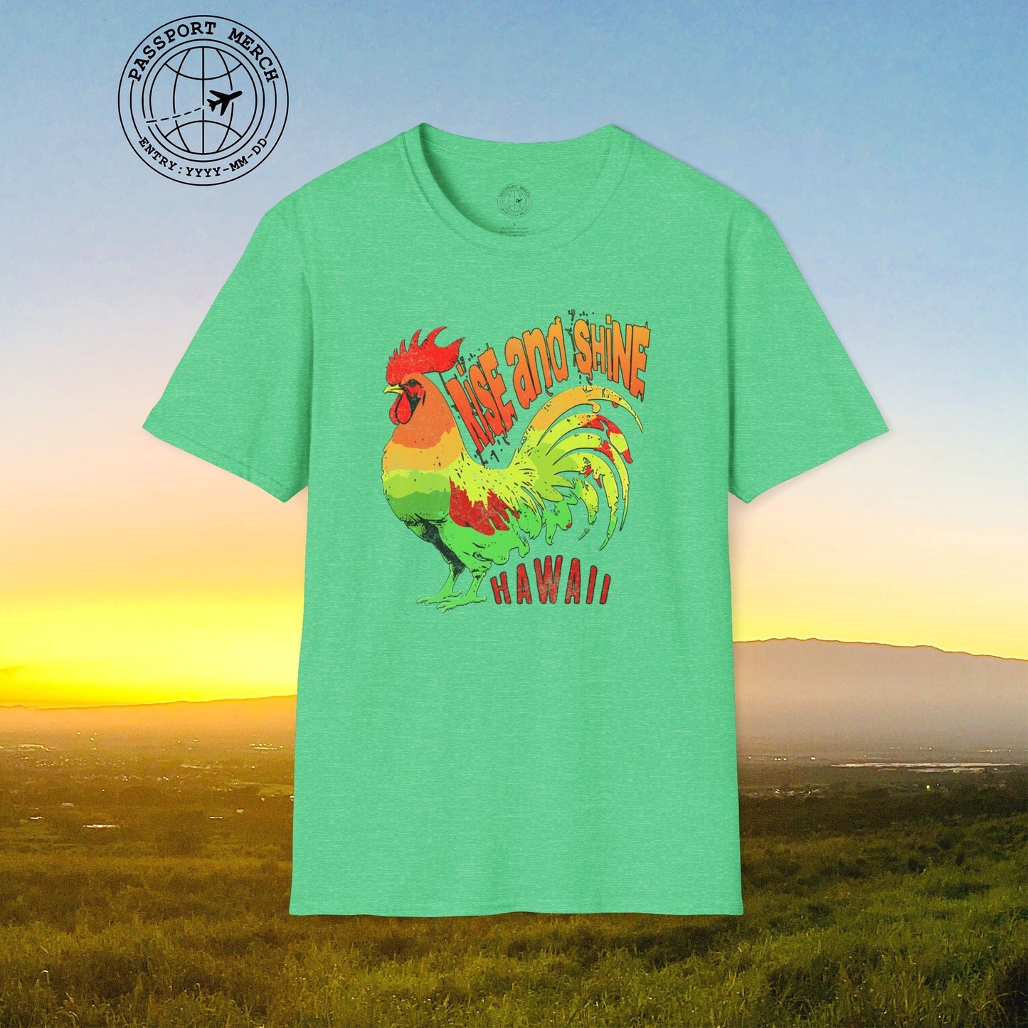 Rise and Shine Rooster, Hawaii T-Shirt