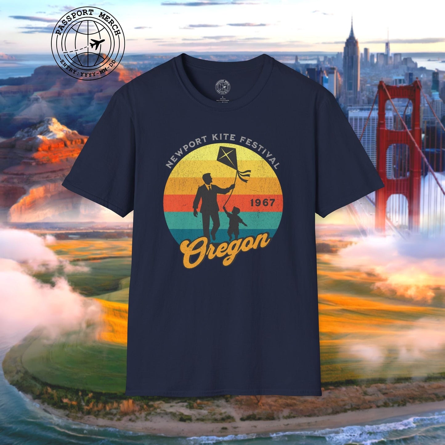 Vintage Newport Oregon Kite Festival T-Shirt