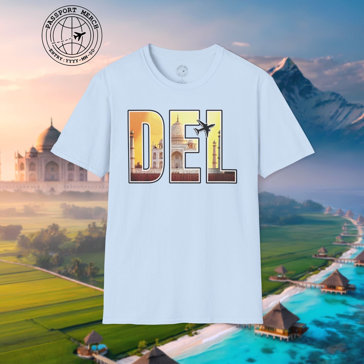 Airport Window New Delhi India DEL T-Shirt