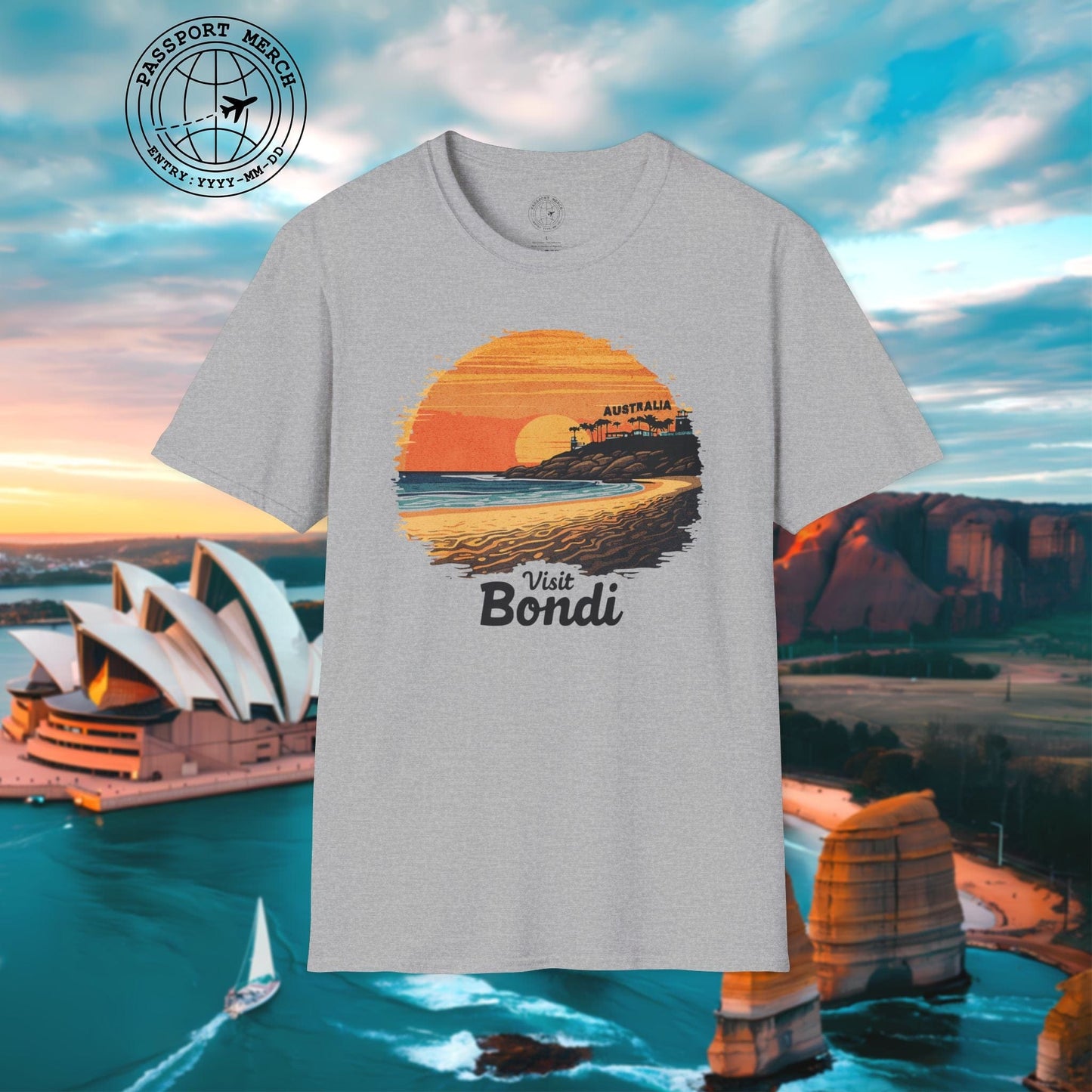 Visit Bondi Beach, Australia T-Shirt