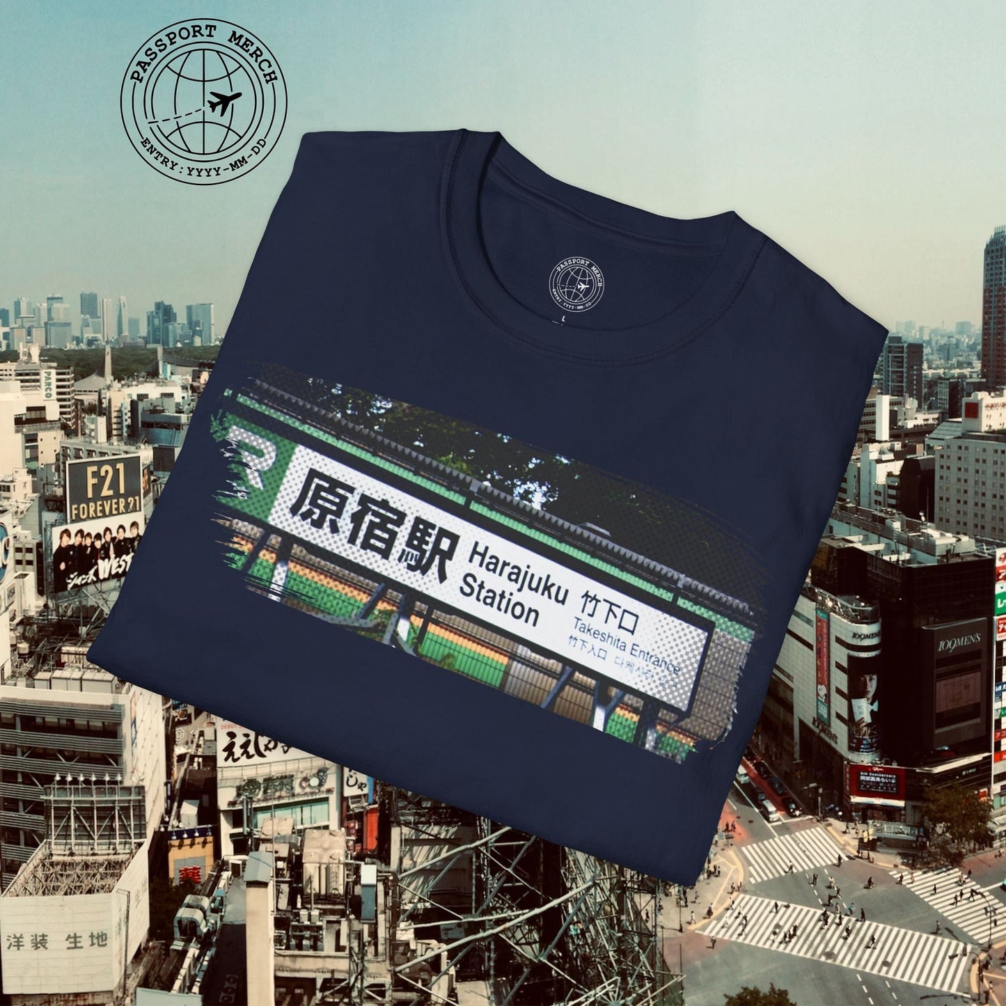 Signs of Wanderlust, Takeshita Street Harajuku Japan T-Shirt