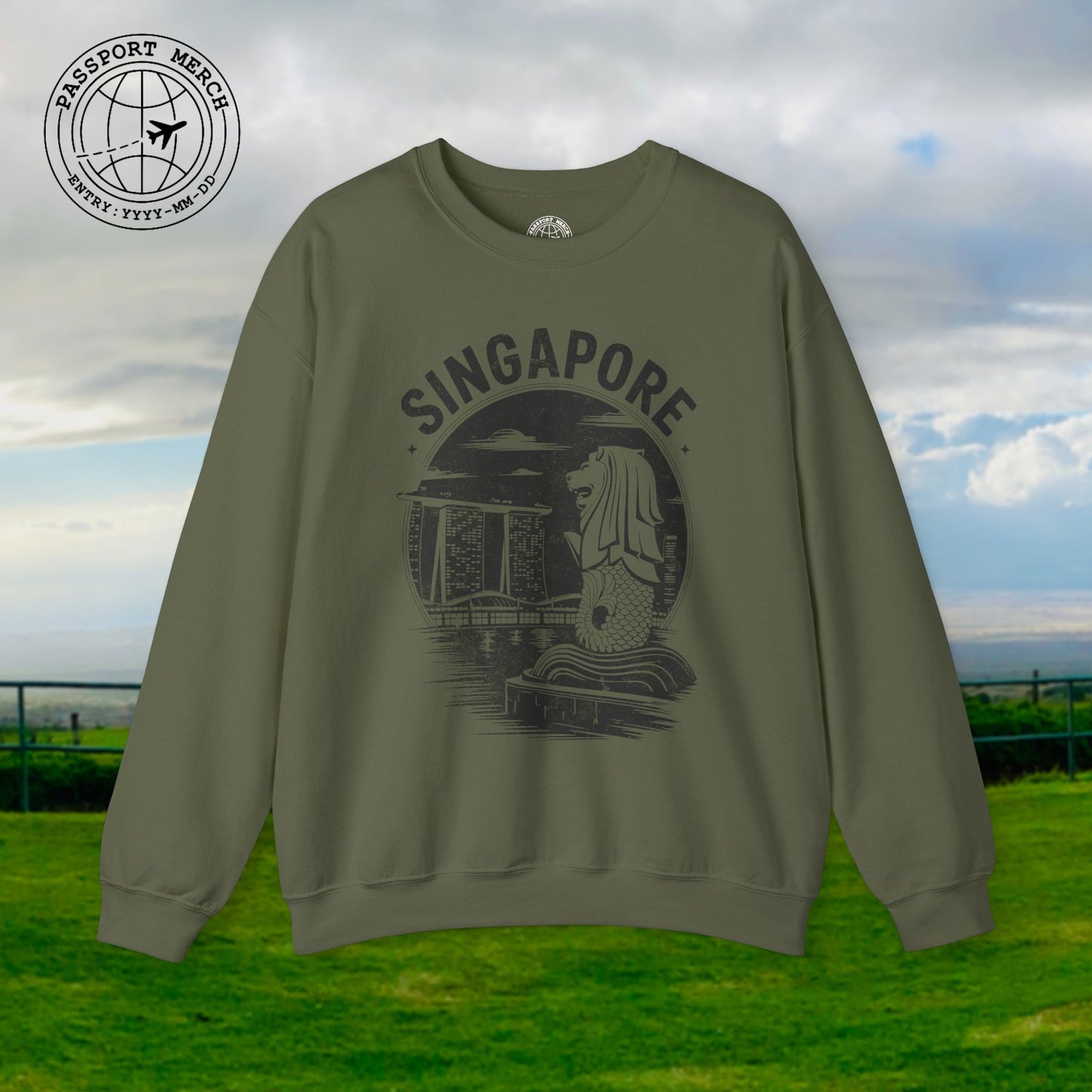 Vintage Singapore Merlion Crewneck