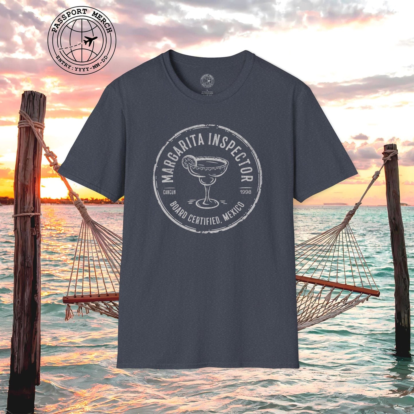 Board Certified Margarita Inspector, Mexico T-Shirt