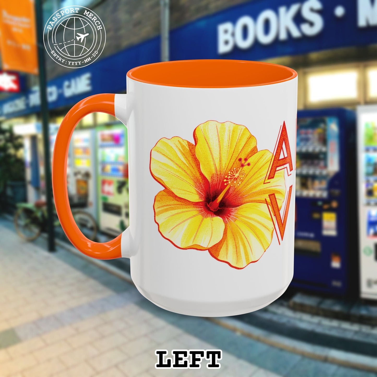 Sun-Kissed Hibiscus Aloha Vibes, Hawaii 15oz Mug