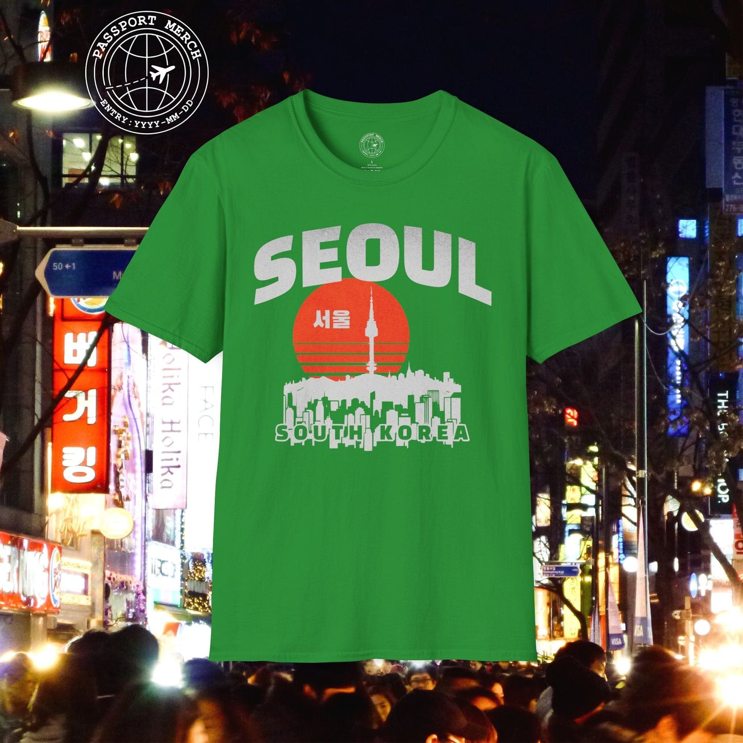 Seoul Retro Vintage Sunset, Korea T-Shirt