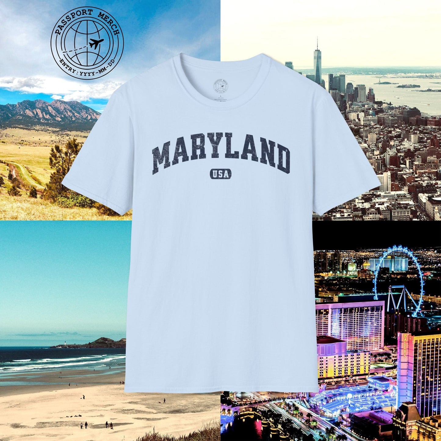 Classic Athletic, Maryland (50 States Edition) T-Shirt